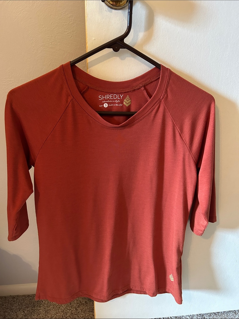 Shredly 3/4 length Rust Colored MTB Top